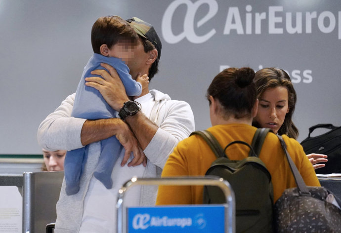 Fernando Verdasco, un padrazo de 10 con su pequeño Miguel