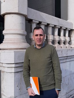Rubén Pérez Carcedo, concejal de Ciudadanos en el Ayuntamiento de Gijón