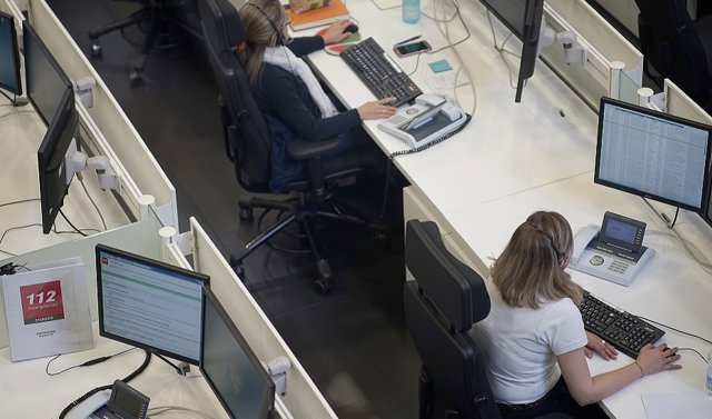 Centro de coordinación de emergencias del 112 en Andalucía