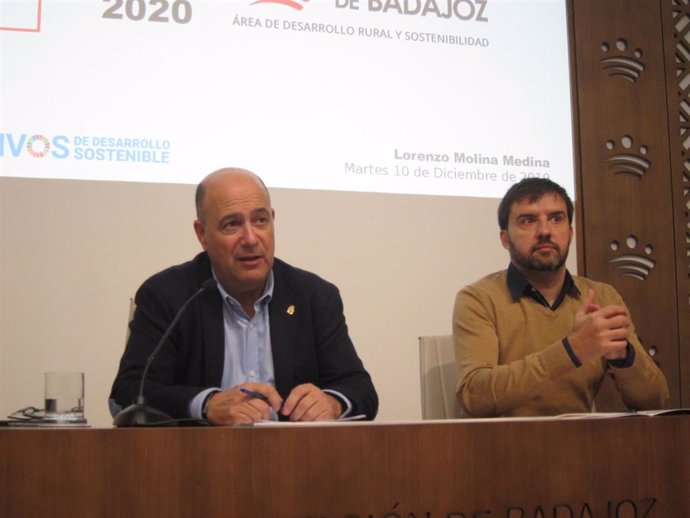 El diputado de Desarrollo Rural y Sostenibilidad de la Diputación de Badajoz, Lorenzo Molina.