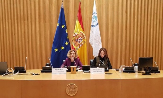 La presidenta del Congreso, Meritxell Batet, preside la Cumbre Parlamentaria con motivo de la COP25 de Madrid