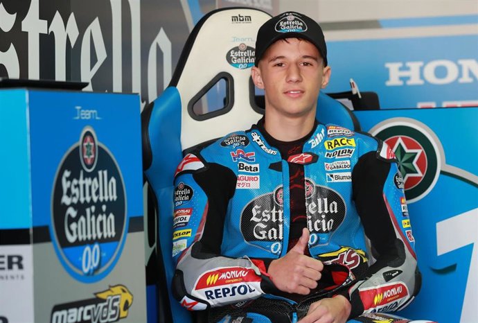 El piloto de Moto3 Sergio García Dols (Estrella Galicia 0,0)