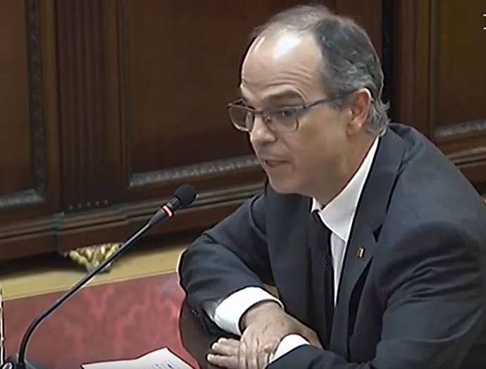 Jordi Turull en el judici del procés al Tribunal Suprem.