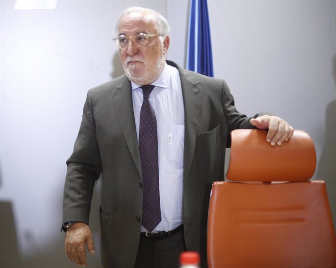 El director general de Tráfico, Pere Navarro, durante la presentación de las cifras de siniestralidad vial de 2018