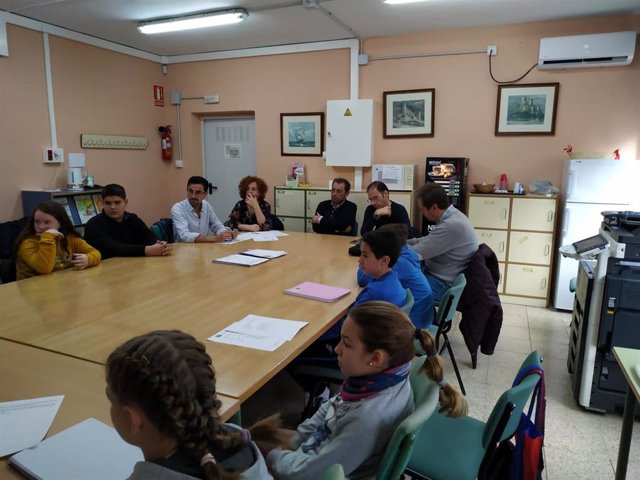 Reunión de la Mesa de Participación Infantil del Hospital de Linares