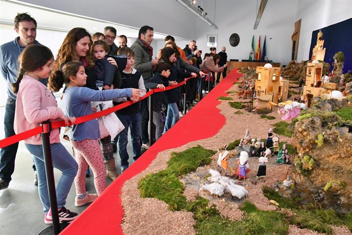 Belén de plastilina en Tomares