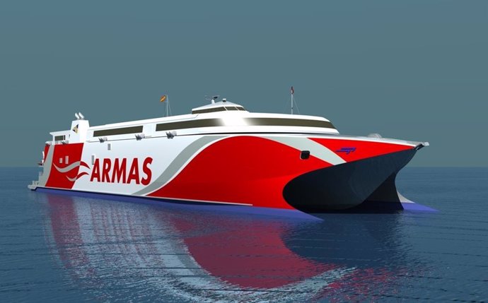 Trasmediterránea estrenará el catamarán más avanzado del mundo en Baleares