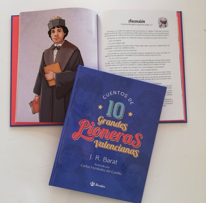 'Cuentos De 10 Grandes Pioneras Valencianas', De Editorial Bruño