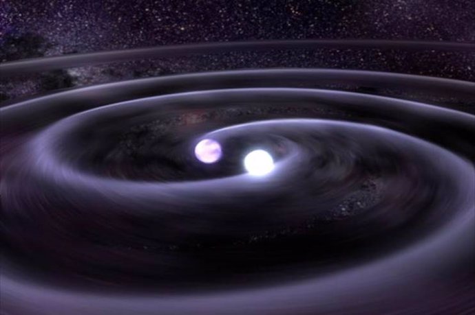 Estudio sobre el acercamiento de las estrellas de un sistema binario debido a la emisión de ondas gravitatorias