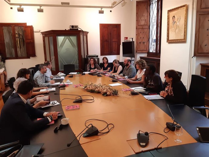 Reunió del patronat de la Fundació Teatre Principal de Palma.