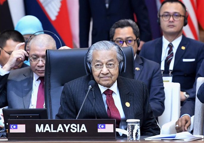 Imagen del primer ministro de Malasia, Mahathir Mohamad.