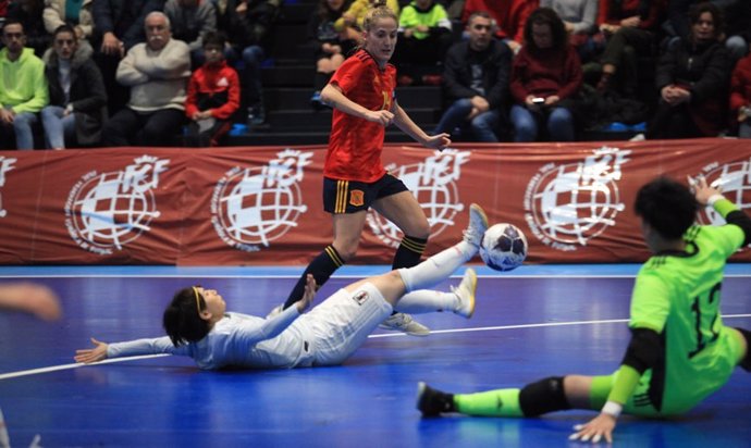 La selección española femenina de fútbol sala golea a Japón