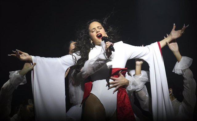 Rosalía, en su concierto en Madrid