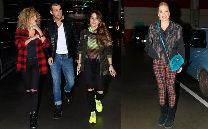 Mario Casas llega al Wizink Center con su hermana y una amiga