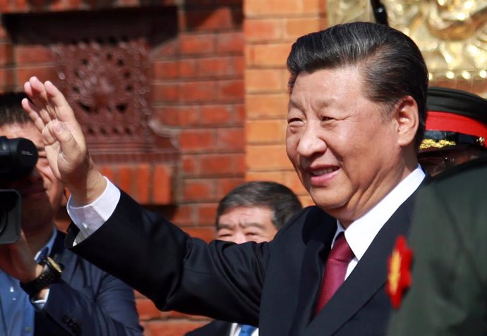 El presidente de China, Xi Jinping, en una visita oficial a Nepal
