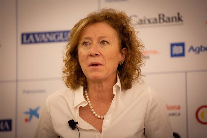 La subgobernadora del Banco de España, Margarita Delgado, en el XXIV Encuentro de Economía de S'Agaró (Girona) cleebrado el 29 de noviembre de 2019.