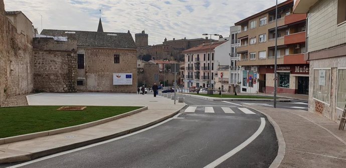 Obras en la Puerta Berrozana de Plasencia