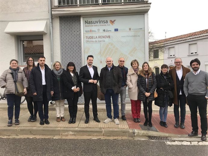Inauguración de la nueva oficina técnica de atención ciudadana en el barrio de Lourdes de Tudela