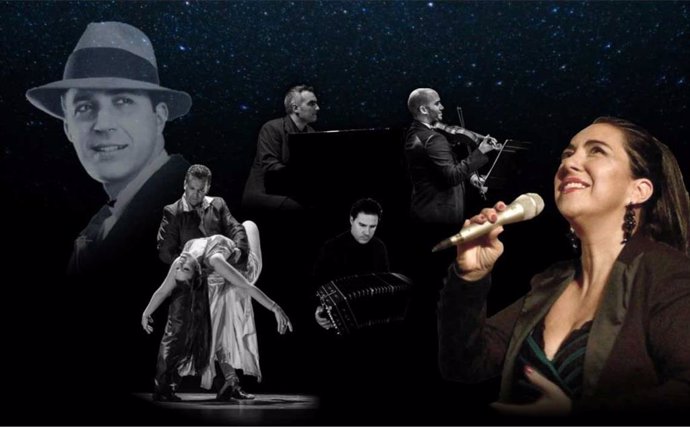 IMAGEN PROMOCIONAL DE 'LA NOCHE QUE ME QUIERAS' DE HOMENAJE A CARLOS GARDEL