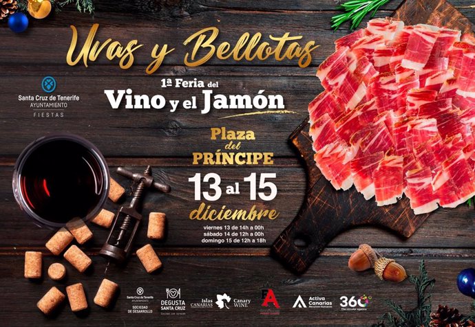 Santa Cruz acoge 'Uvas y Bellotas, la I Feria del Vino y el Jamón'