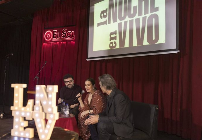 La consejera de Cultura de la Comunidad de Madrid, Marta Rivera de la Cruz, participa en un encuentro de 'La Noche en Vivo'