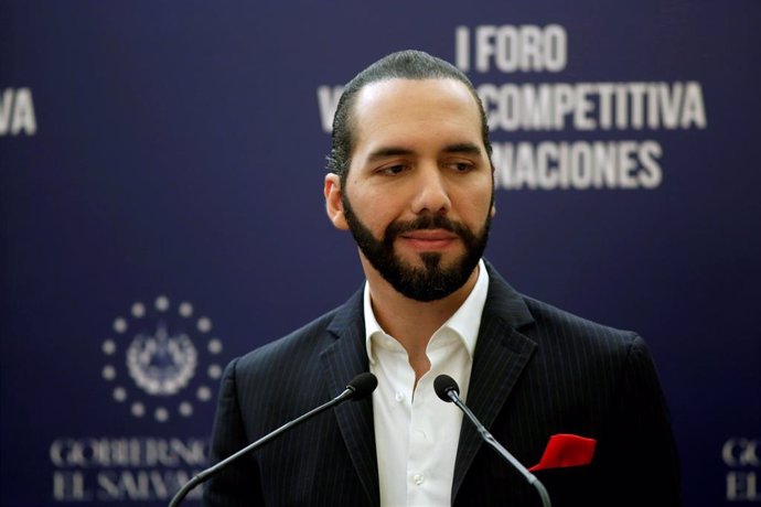 El presidente de El Salvador, Nayib Bukele.