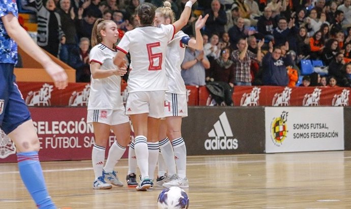 La selección española femenina de fútbol sala derrota a Japón