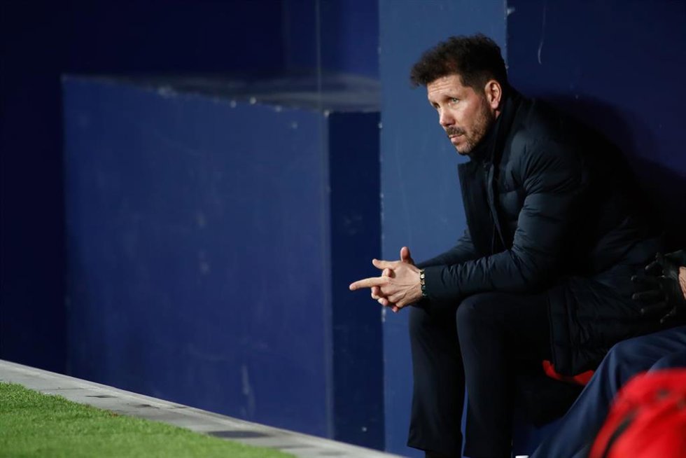 Diego Pablo Simeone, entrenador del Atlético de Madrid.