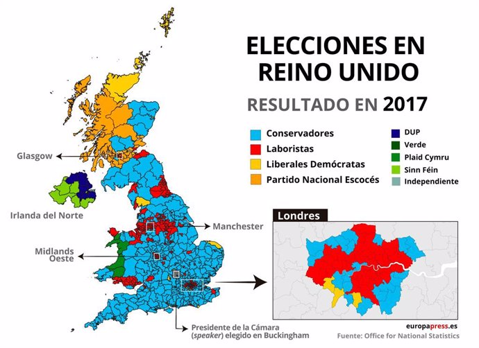 EpData.- Las elecciones en Reino Unido, en datos y gráficos