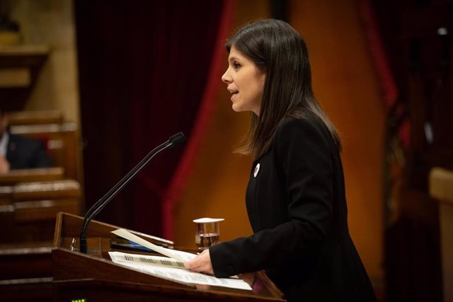 La portavoz de ERC en el Parlament de Catalunya, Marta Vilalta (archivo)
