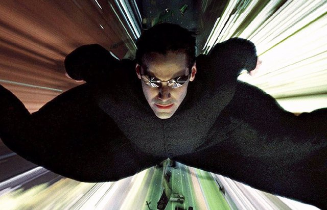 Keanu Reeves en la saga Matrix