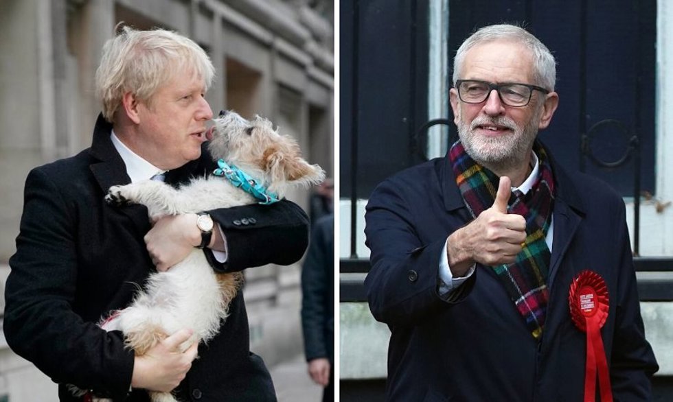 Boris Johnson y Jeremy Corbyn