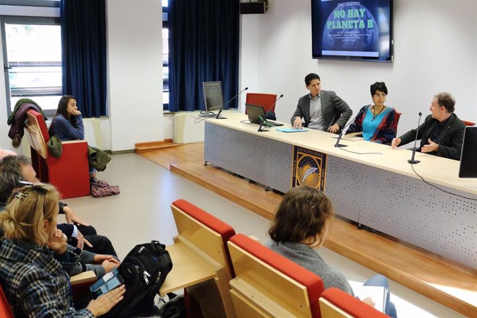 Encuentro sobre emergencia climática en la Universidad Pablo de Olavide (UPO) de Sevilla.