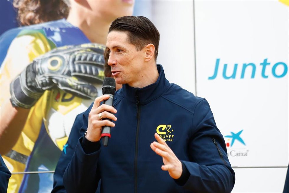 Fernando Torres, en un acto promocional.