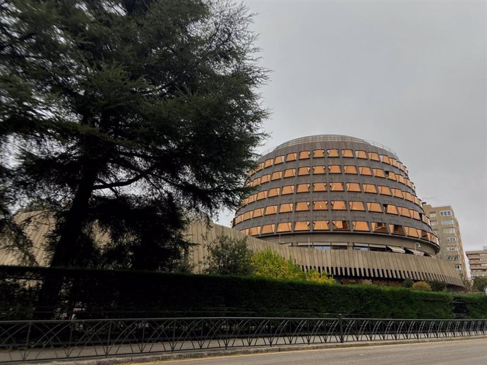 Fachada del edificio del Tribunal Constitucional de España, en Madrid a 29 de noviembre de 2019.