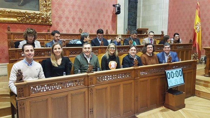 Los consellers del PP, en el pleno del Consell.