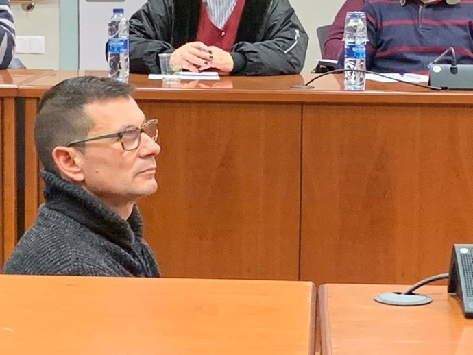 El empresario cárnico que confesó haber matado a su cuñado en Lleida, en el juicio en la Audiencia de Lleida el 9 de diciembre de 2019.