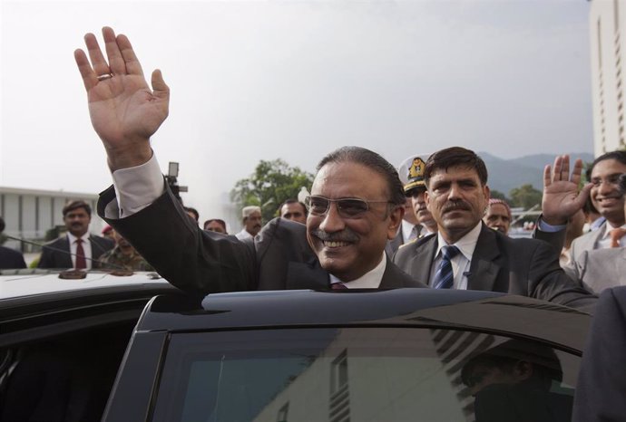 El expresidente de Pakistán Asif Alí Zardari