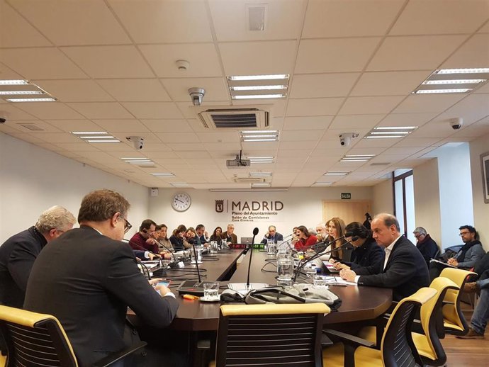 Imagen de la comisión de Cultura del Ayuntamiento de Madrid.