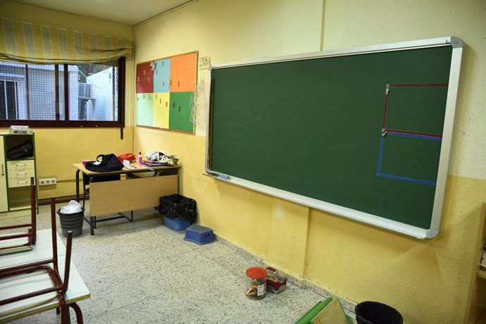 Aula d'iInfantil del collegi deducació infantil i primria (CEIP) Joaquín Costa de Madrid.
