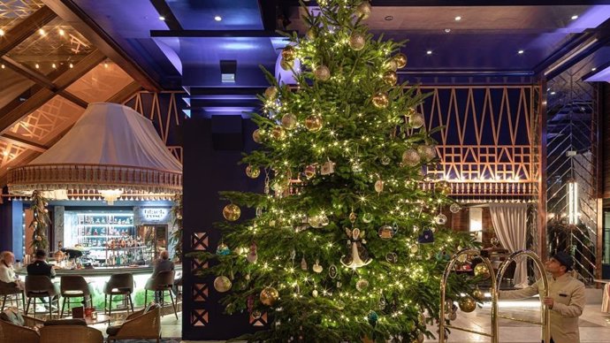 El árbol de Navidad más caro del mundo está en un hotel de Málaga