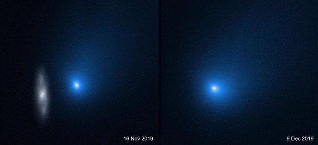 El cometa Borisov acelera tras su máximo acercamiento al Sol