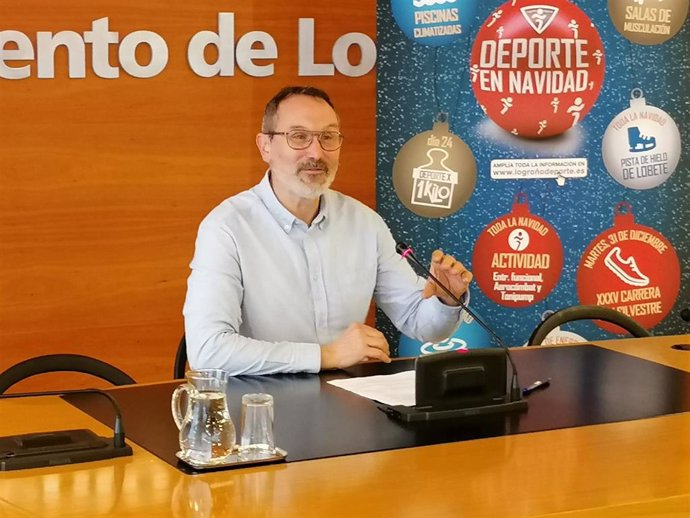 El concejal de Deportes, Rubén Antoñanzas, ha anunciado que Logroño Deporte programara actividades en Navidad, por primera vez.