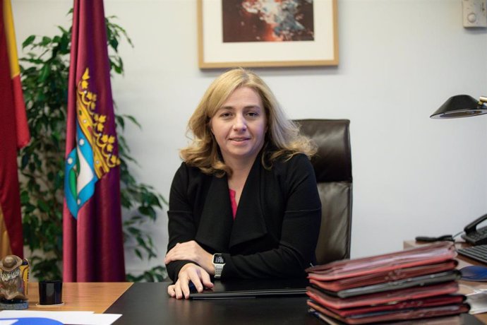 La portavoz del Gobierno municipal de Madrid y delegada del Área de Seguridad y Emergencias, Inmaculada Sanz Otero, es retratada durante una entrevista para Europa Press.