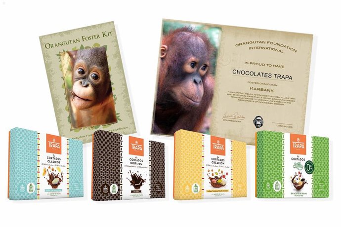 Certificado de apadrinamiento de Chocolates Trapa