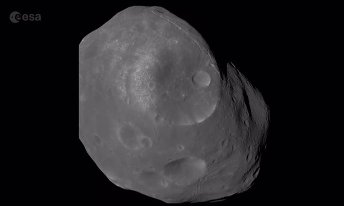 VÍDEO La nave Mars Express de la ESA captura las fases de la luna Fobos