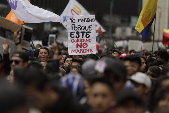 Protestas en Colombia. 