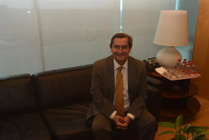 El secretario general del PSOE de Granada, José Entrena, en una entrevista concedida a Europa Press