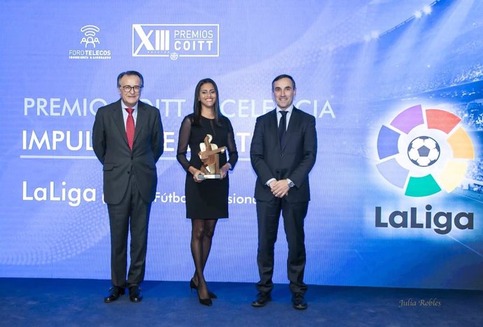 Fútbol.- LaLiga recibe el Premio Excelencia al Impulso de las TIC en los Premios