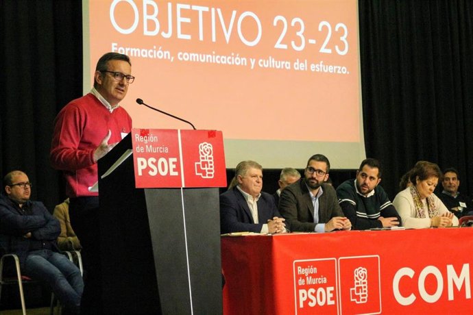 Diego Conesa interveniene en el Comité Regional
